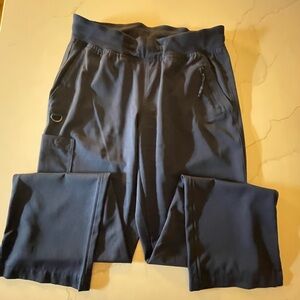 Ava Therese Navy Scrub Pants